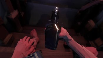 Movie still from “AJR - Maybe Man” (2024), directed by Edoardo Ranaboldo – Extreme Close Up shot, Overhead angle