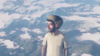 Movie still from “AJR - Maybe Man” (2024), directed by Edoardo Ranaboldo – Medium shot, Low angle