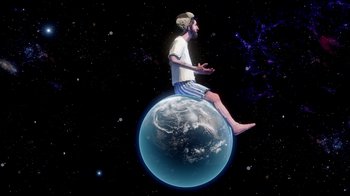 Movie still from “AJR - Maybe Man” (2024), directed by Edoardo Ranaboldo – Wide shot, Overhead angle