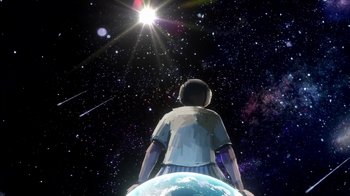 Movie still from “AJR - Maybe Man” (2024), directed by Edoardo Ranaboldo – Extreme Wide shot, Low angle