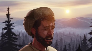 Movie still from “AJR - Maybe Man” (2024), directed by Edoardo Ranaboldo – Close Up shot, Low angle