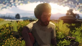 Movie still from “AJR - Maybe Man” (2024), directed by Edoardo Ranaboldo – Medium shot, Low angle