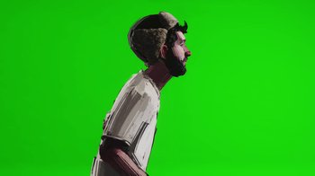 Movie still from “AJR - Maybe Man” (2024), directed by Edoardo Ranaboldo – Close Up shot, Low angle