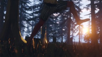 Movie still from “AJR - Maybe Man” (2024), directed by Edoardo Ranaboldo – Wide shot, Low angle