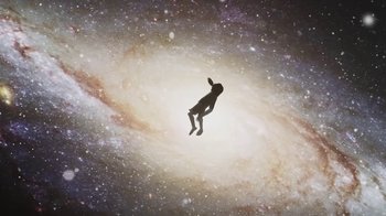 Movie still from “AJR - Maybe Man” (2024), directed by Edoardo Ranaboldo – Extreme Wide shot, Overhead angle