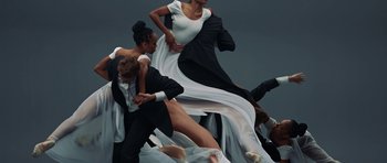 Movie still from “Violet Sands — No Matter What” (2017), directed by Dress Code – Extreme Wide shot, Low angle