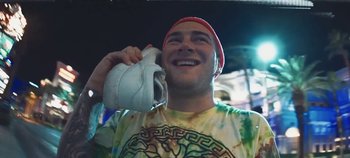 Movie still from “Getter - Head Splitter” (2015), directed by Liam Underwood – Close Up shot, Low angle