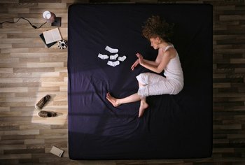 Movie still from “Oren Lavie - Her Morning Elegance” (2009), directed by Oren Lavie – Wide shot, Overhead angle