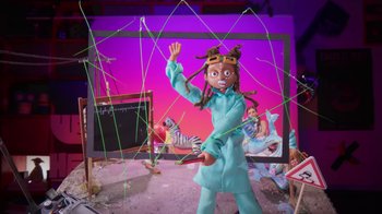 Movie still from “Chinese Man feat. Stogie T, KT Gorique & FP - Too Late” (2024), directed by Victor Haegelin – Medium shot, Low angle