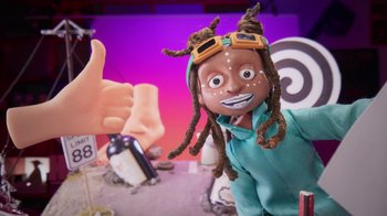 Movie still from “Chinese Man feat. Stogie T, KT Gorique & FP - Too Late” (2024), directed by Victor Haegelin – Extreme Close Up shot, Low angle