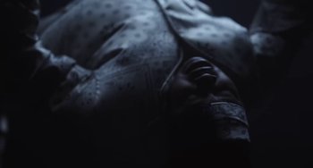 Movie still from “Marzz - Countless Times” (2021), directed by dayday – Extreme Close Up shot, Low angle