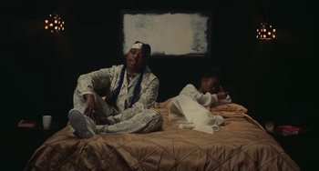 Movie still from “Marzz - Countless Times” (2021), directed by dayday – Medium shot, Low angle