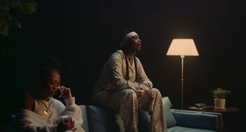 Movie still from “Marzz - Countless Times” (2021), directed by dayday – Medium shot, Low angle