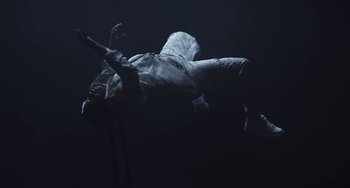 Movie still from “Marzz - Countless Times” (2021), directed by dayday – Wide shot, Low angle