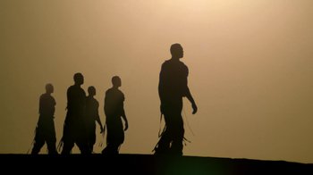 Movie still from “Patrick Watson - Can’t Stop Staring At The Sun” (2021), directed by Jacob Jonas – Wide shot, Low angle