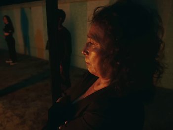 Movie still from “Elsa y Elmar - Corazones Negros” (2021), directed by Daniel Uribe – Close Up shot, High angle