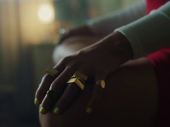 Movie still from “Elsa y Elmar - Corazones Negros” (2021), directed by Daniel Uribe – Extreme Close Up shot, Overhead angle