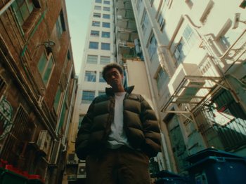 Movie still from “Chef Chung - Holy Water” (2021), directed by David Tse – Medium shot, Low angle