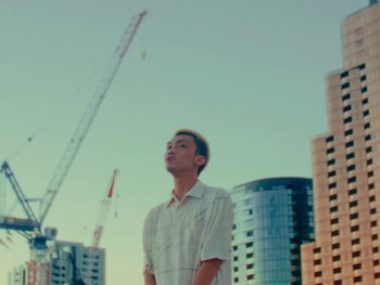 Movie still from “Chef Chung - Holy Water” (2021), directed by David Tse – Medium shot, Low angle