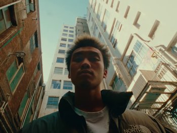 Movie still from “Chef Chung - Holy Water” (2021), directed by David Tse – Close Up shot, Low angle