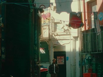 Movie still from “Chef Chung - Holy Water” (2021), directed by David Tse – Wide shot, Low angle