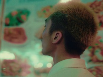 Movie still from “Chef Chung - Holy Water” (2021), directed by David Tse – Close Up shot, Low angle