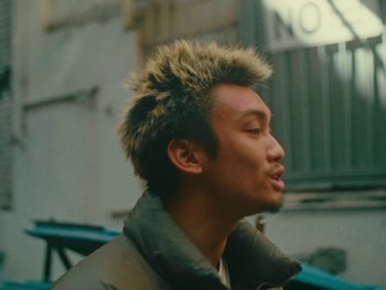 Movie still from “Chef Chung - Holy Water” (2021), directed by David Tse – Close Up shot, Over the shoulder angle