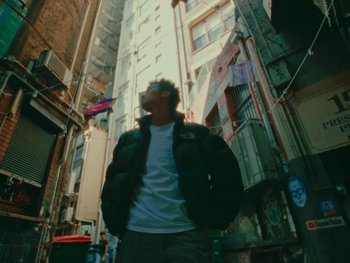 Movie still from “Chef Chung - Holy Water” (2021), directed by David Tse – Wide shot, Low angle