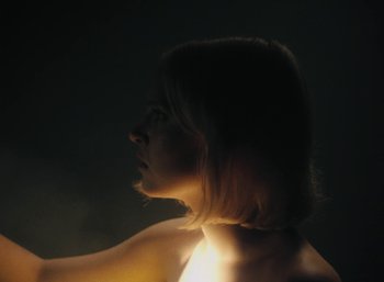 Movie still from “Carlota Flâneur - See You Again” (2021), directed by Carles Pons Altimira – Extreme Close Up shot, Low angle