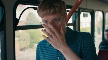 Movie still from “Welshy - All for You” (2021), directed by Arthur Studholme – Close Up shot, Low angle