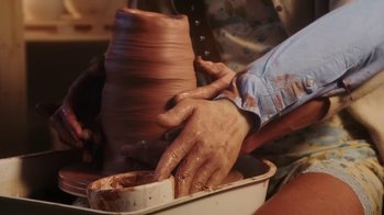 Movie still from “Welshy - All for You” (2021), directed by Arthur Studholme – Extreme Close Up shot, Over the shoulder angle