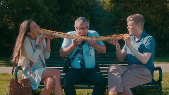 Movie still from “Welshy - All for You” (2021), directed by Arthur Studholme – Medium shot, Low angle