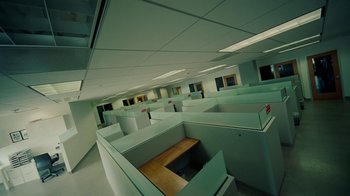 Movie still from “Gus Dapperton - Palms feat. Channel Tres” (2021), directed by Kevin Lombardo – Extreme Wide shot, High angle