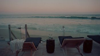 Movie still from “Gus Dapperton - Palms feat. Channel Tres” (2021), directed by Kevin Lombardo – Extreme Wide shot, High angle