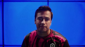 Movie still from “eLaLiga Santander - What Can't Can Be” (2021) – Close Up shot, Low angle