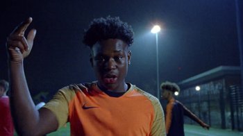 Movie still from “Nike - Nothing Beats a Londoner” (2018) – Close Up shot, Low angle
