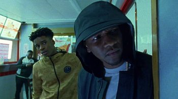 Movie still from “Nike - Nothing Beats a Londoner” (2018) – Medium shot, Low angle