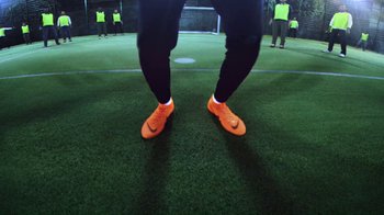 Movie still from “Nike - Nothing Beats a Londoner” (2018) – Extreme Close Up shot, High angle