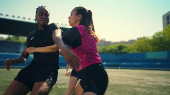 Movie still from “Nike - Never Settle. Never Done” (2022) – Medium shot, Over the shoulder angle