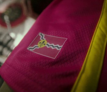 Movie still from “St. Louis CITY SC - The CITY Kit is here” (2022) – Extreme Close Up shot, Overhead angle
