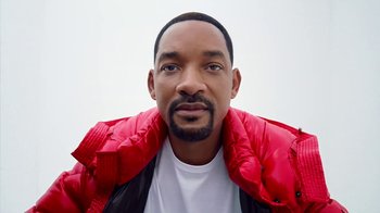 Movie still from “Moncler - Genius is Born Crazy” (2019) – Close Up shot, Low angle