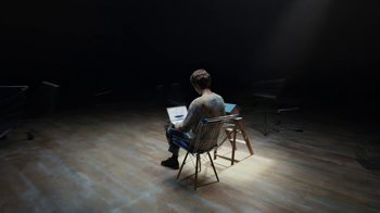 Movie still from “Dell - Get Into Your Youniverse” (2021) – Wide shot, High angle