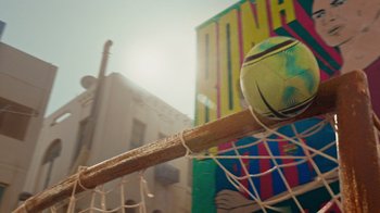 Movie still from “Nike - Rise of the kids” (2022) – Extreme Close Up shot, Low angle