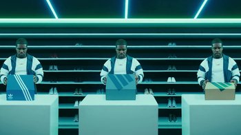 Movie still from “adidas Originals - Original Is Never Finished” (2018) – Medium shot, Low angle