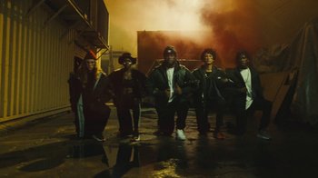 Movie still from “adidas Originals - Original Is Never Finished” (2018) – Wide shot, Low angle