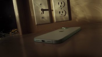 Movie still from “Apple - Miss You” (2023) – Extreme Close Up shot, Overhead angle