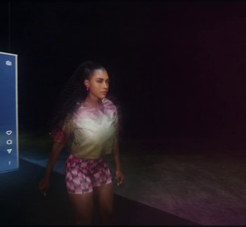 Movie still from “Instagram - Yours to Make” (2021) – Medium shot, Low angle