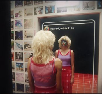 Movie still from “Instagram - Yours to Make” (2021) – Medium shot, Overhead angle