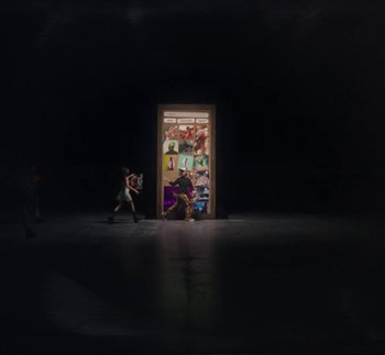 Movie still from “Instagram - Yours to Make” (2021) – Extreme Wide shot, Low angle