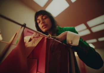 Movie still from “H&M - House of Members” (2023) – Medium shot, High angle